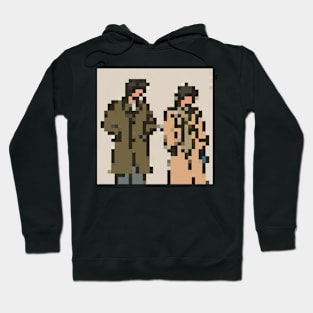 a couple pixel art Hoodie